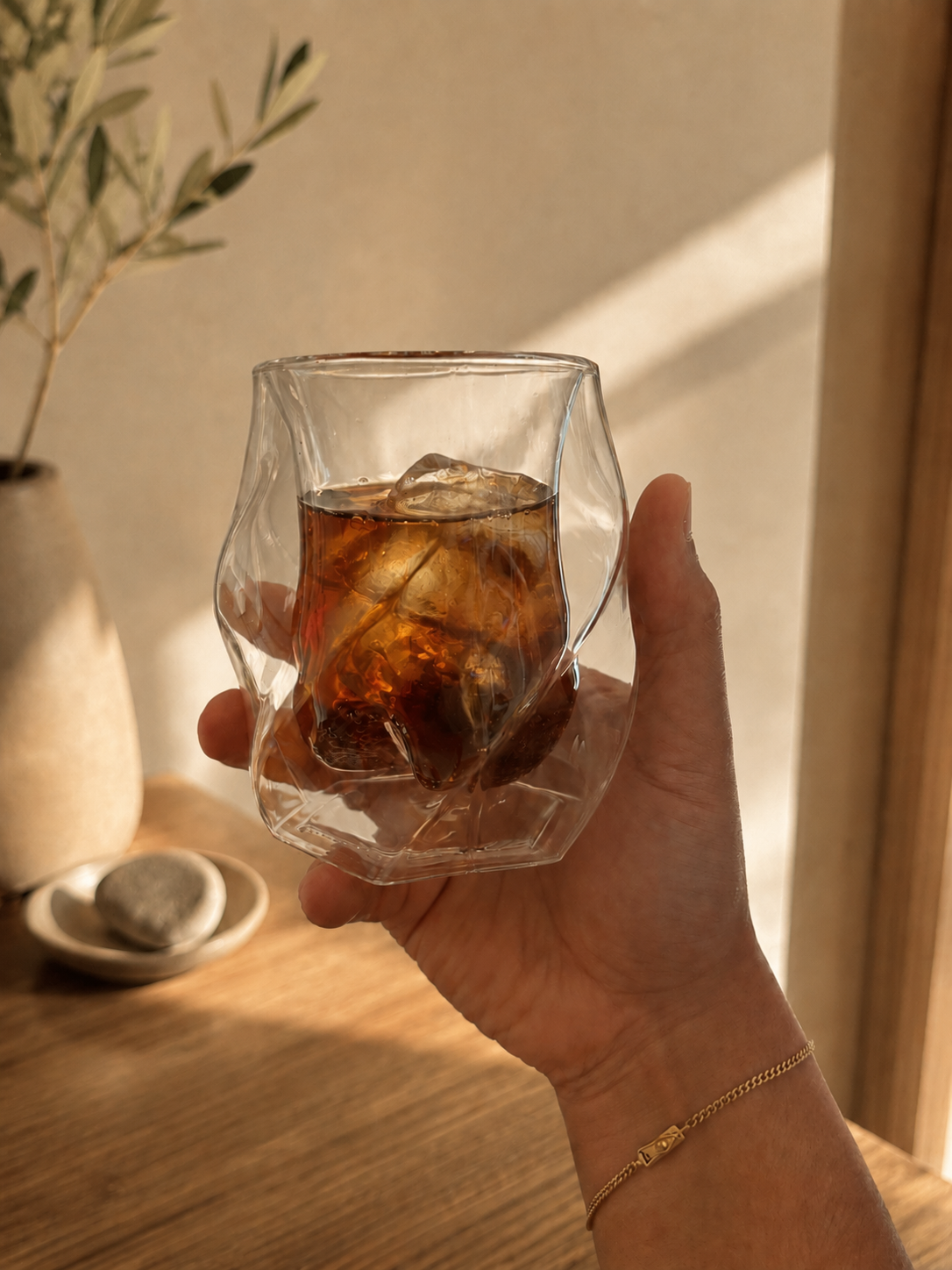 Vaso Doble Pared Geométrico