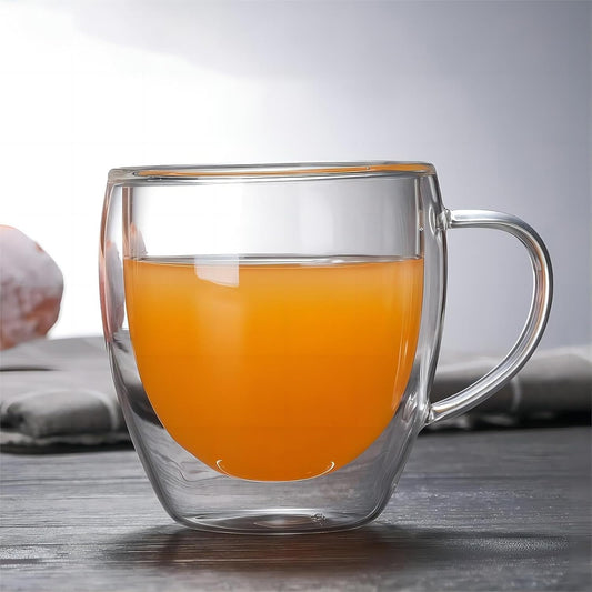 Taza Redonda Doble Pared – Aislamiento Térmico y Diseño Confortable