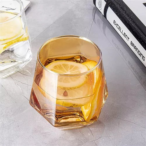 Vaso de Whisky Geométrico – Elegancia y Sofisticación en Cada Sorbo